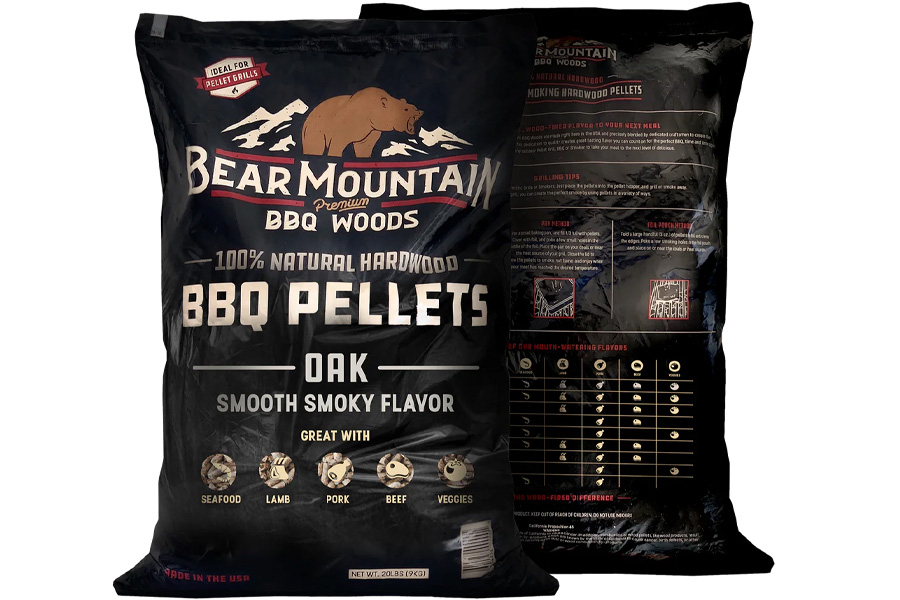 Bear Mtn. 20LBS BBQ Pellets Oak